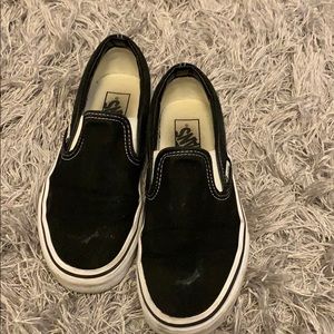 black slip on vans